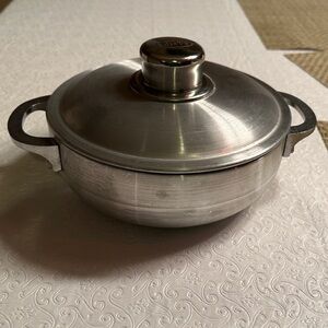 Alpine Cuisine Aluminum Caldero with riveted solid Handles